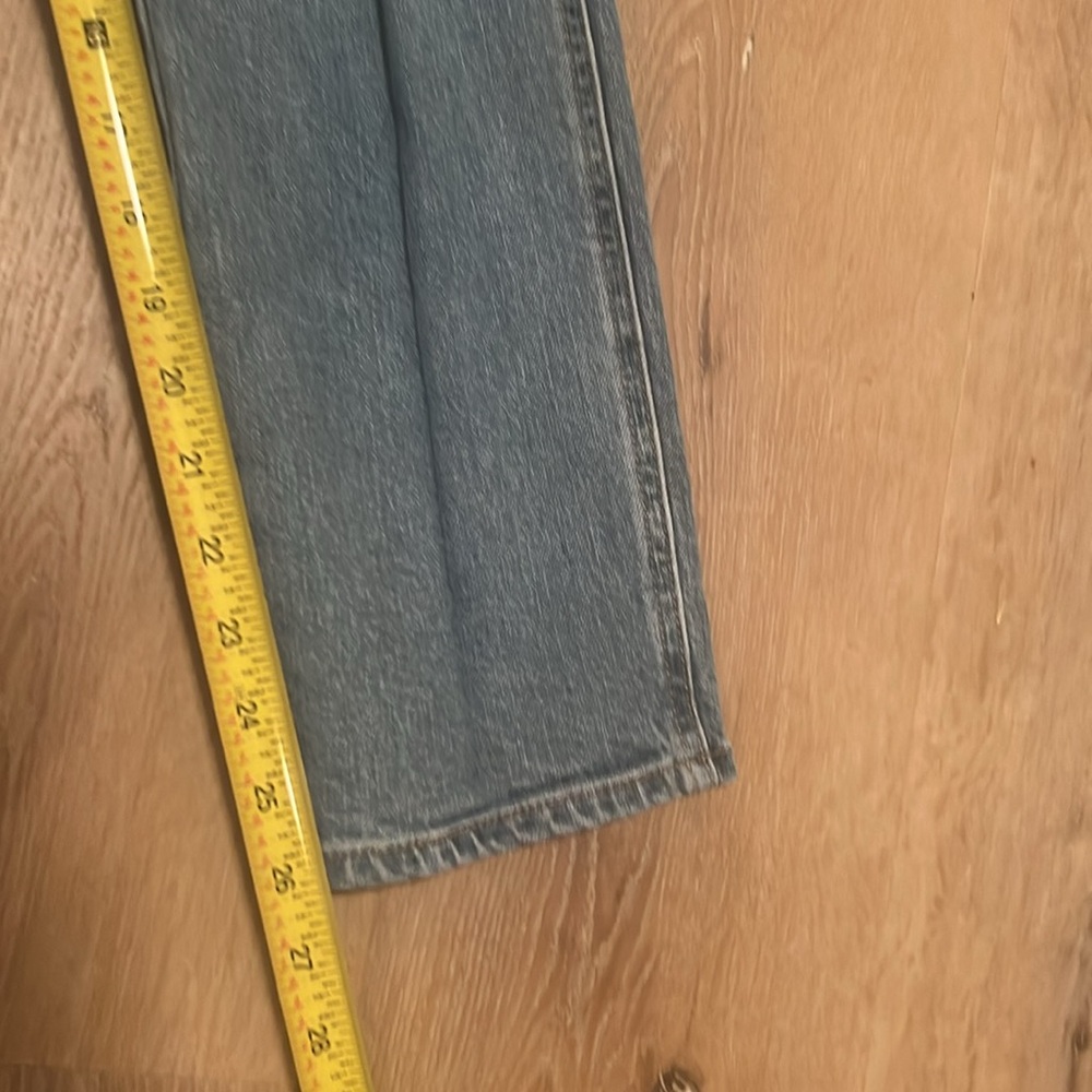 OLD NAVY Overalls Size 6 distressed with one side zipper - Picture 8 of 12